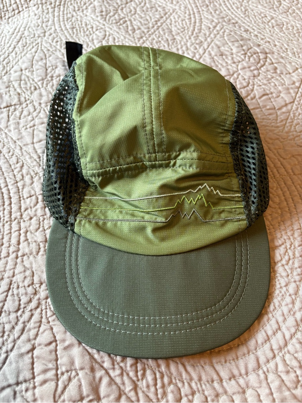 Headsweats Olive Green Mesh Running Cap